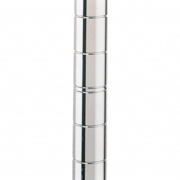 Metro - 1" Wide x 74" High x 1" Long Open Shelving Mobile Shelving Post - Exact Tool & Supply