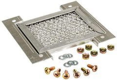 Cooper B-Line - Electrical Enclosure Steel Filter - For Use with Enclosure Louver Plate Kits - Exact Tool & Supply