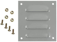 Cooper B-Line - Electrical Enclosure Steel Louver Plate Kit - For Use with Enclosures - Exact Tool & Supply