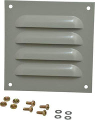 Cooper B-Line - Electrical Enclosure Steel Louver Plate Kit - For Use with Enclosures - Exact Tool & Supply