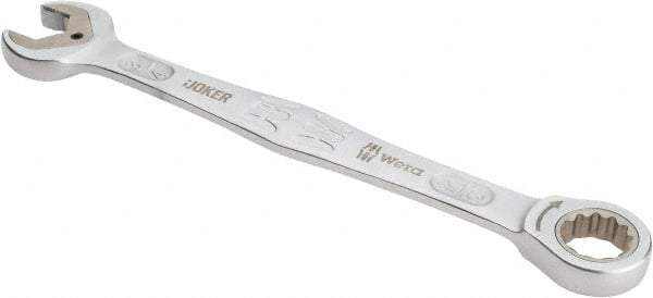 Wera - 3/4" 12 Point Combination Wrench - 9-7/8" OAL, Chrome Molybdenum Steel, Satin Finish - Exact Tool & Supply