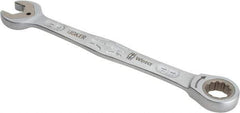 Wera - 11/16" 12 Point Combination Wrench - 9-13/32" OAL, Chrome Molybdenum Steel, Satin Finish - Exact Tool & Supply