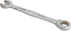 Wera - 5/8" 12 Point Combination Wrench - 8-15/32" OAL, Chrome Molybdenum Steel, Satin Finish - Exact Tool & Supply