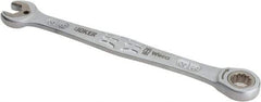 Wera - 3/8" 12 Point Combination Wrench - 6-23/64" OAL, Chrome Molybdenum Steel, Satin Finish - Exact Tool & Supply
