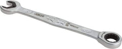 Wera - 15mm 12 Point Combination Wrench - 7-7/8" OAL, Chrome Molybdenum Steel, Satin Finish - Exact Tool & Supply