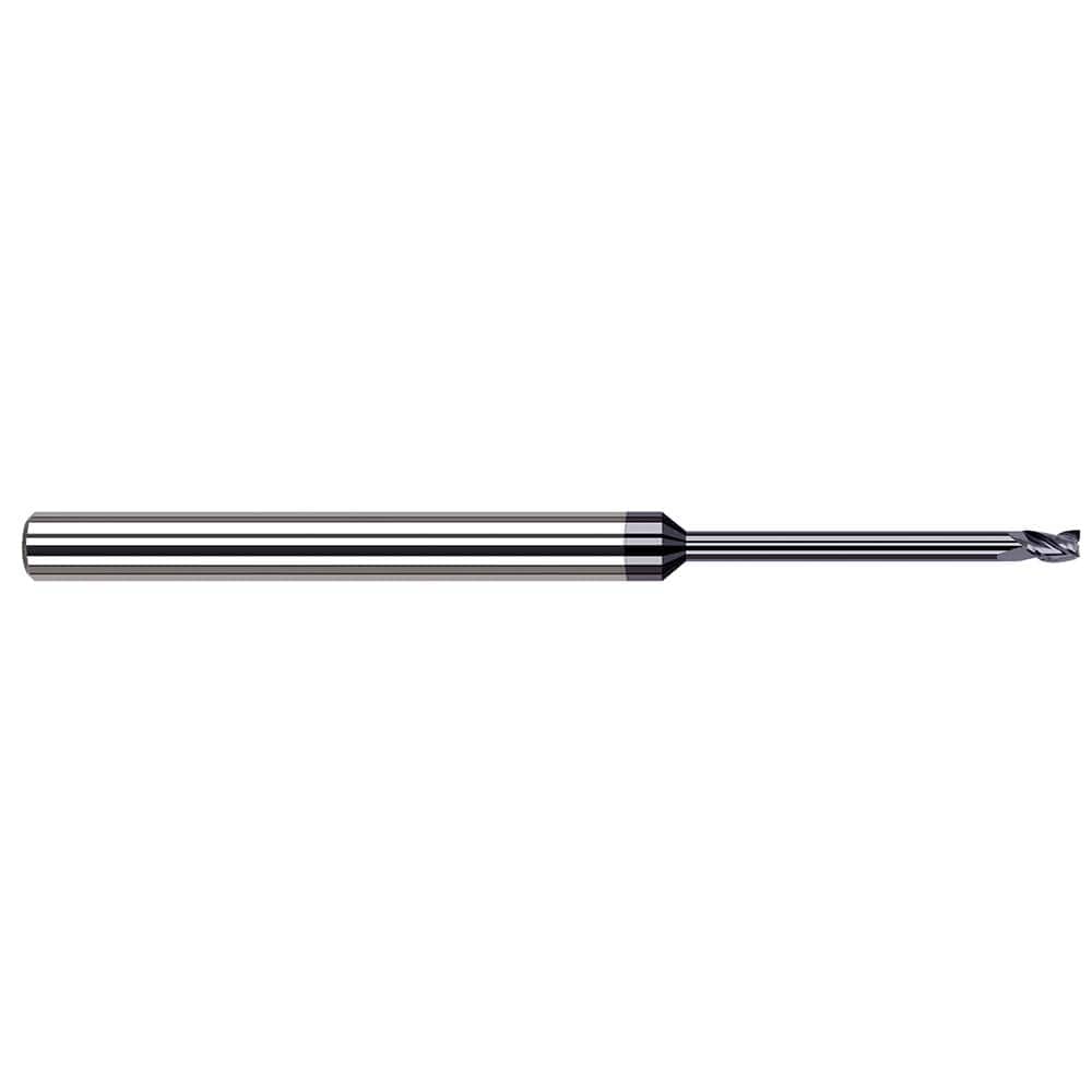 Harvey Tool - Square End Mills; Mill Diameter (Decimal Inch): 0.0800 ; Length of Cut (Decimal Inch): 0.1200 ; Material: Solid Carbide ; Finish/Coating: AlTiN ; Shank Diameter (Inch): 1/8 ; Single or Double End: Single - Exact Tool & Supply