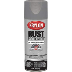 Krylon - 12 oz Gray Primer Automotive Heat Resistant Paint - Flat Finish, Comes in Aerosol Can - Exact Tool & Supply