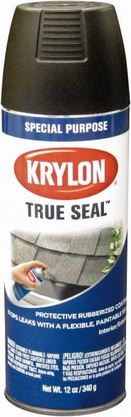 Krylon - 12 oz Can Rubberized Coating Black Sealer - Exact Tool & Supply