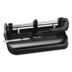 Swingline - Paper Punches Type: 32 Sheet Two-to-Seven Hole Punch Color: Black - Exact Tool & Supply
