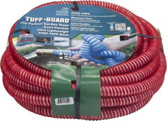 JGB Enterprises - 50' Long Garden Hose - 5/8" Diam, 5/8" GHT, Polypropylene, 100 psi, Hot Water Compatible, All Season, Red - Exact Tool & Supply