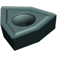 Kennametal - DFT090508 MD Grade KC7140 Carbide Indexable Drill Insert - TiCN/TiN Finish, Trigon, 15mm Inscribed Circle - Exact Tool & Supply