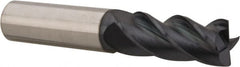 Accupro - 1" Diam 4 Flute Solid Carbide 0.156" Corner Radius End Mill - Exact Tool & Supply