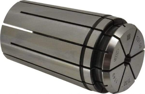 Parlec - TG/PG 100 7/32" Standard Single Angle Collet - 0.0005" TIR, 2-3/8" OAL, 1.379" Overall Diam - Exact Tool & Supply