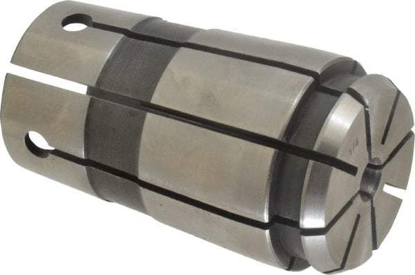 Parlec - TG/PG 100 1/4" Standard Single Angle Collet - 0.0005" TIR, 2-3/8" OAL, 1.379" Overall Diam - Exact Tool & Supply