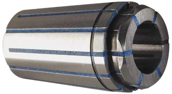 Parlec - TG/PG 100 13/16" Coolant Single Angle Collet - 0.0005" TIR, 2-3/8" OAL, 1.379" Overall Diam - Exact Tool & Supply