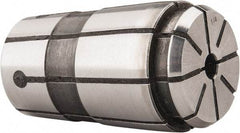 Parlec - TG/PG 100 1/4" Coolant Single Angle Collet - 0.0005" TIR, 2-3/8" OAL, 1.379" Overall Diam - Exact Tool & Supply