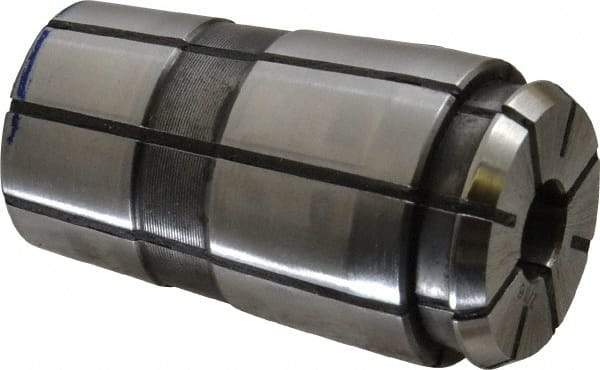 Parlec - TG/PG 100 7/16" Coolant Single Angle Collet - 0.0005" TIR, 2-3/8" OAL, 1.379" Overall Diam - Exact Tool & Supply