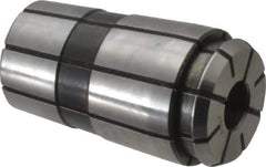Parlec - TG/PG 100 31/64" Coolant Single Angle Collet - 0.0005" TIR, 2-3/8" OAL, 1.379" Overall Diam - Exact Tool & Supply