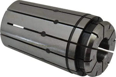 Parlec - TG/PG 100 9/16" Coolant Single Angle Collet - 0.0005" TIR, 2-3/8" OAL, 1.379" Overall Diam - Exact Tool & Supply