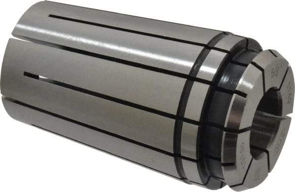 Parlec - TG/PG 100 5/8" Coolant Single Angle Collet - 0.0005" TIR, 2-3/8" OAL, 1.379" Overall Diam - Exact Tool & Supply
