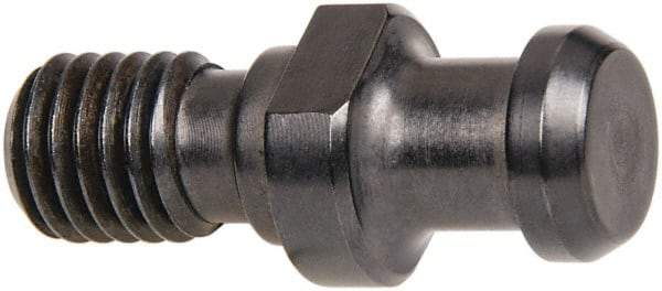 Parlec - C Style, CAT40 Taper, 5/8-11 Thread, 75° Angle Radius, Standard Retention Knob - 2.06" OAL, 0.744" Knob Diam, 0.28" Flange Thickness, 1.024" from Knob to Flange, 0.635" Pilot Diam - Exact Tool & Supply