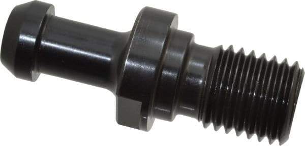 Parlec - B Style, CAT50 Taper, 1-8 Thread, 90° Angle Radius, Standard Retention Knob - 3.31" OAL, 0.904" Knob Diam, 0.39" Flange Thickness, 1.77" from Knob to Flange, 1.026" Pilot Diam - Exact Tool & Supply
