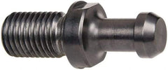 Parlec - B Style, BT50 Taper, M24x3 Thread, 90° Angle Radius, Standard Retention Knob - 3.34" OAL, 0.904" Knob Diam, 0.39" Flange Thickness, 1.77" from Knob to Flange, 0.983" Pilot Diam - Exact Tool & Supply