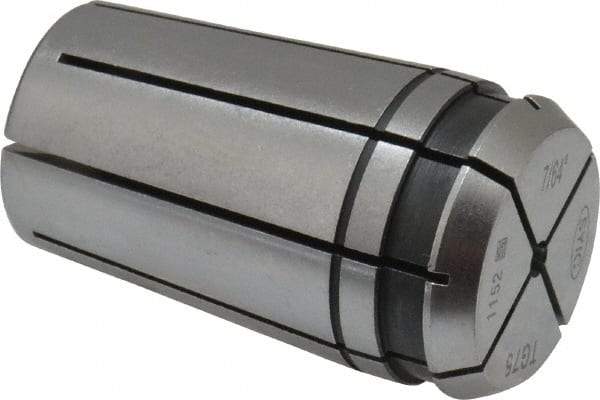 Parlec - TG/PG 75 7/64" Standard Single Angle Collet - 0.0005" TIR, 1.844" OAL, 1.062" Overall Diam - Exact Tool & Supply