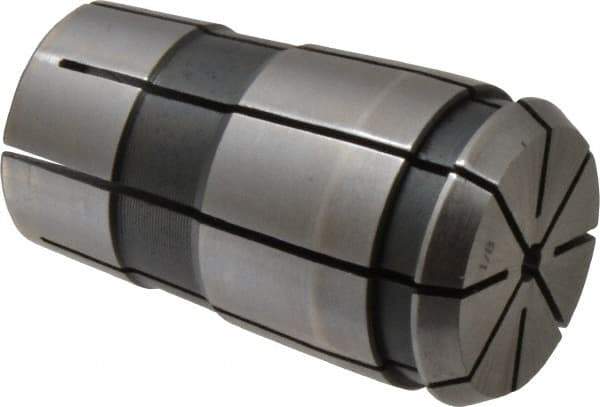Parlec - TG/PG 75 1/8" Standard Single Angle Collet - 0.0005" TIR, 1.844" OAL, 1.062" Overall Diam - Exact Tool & Supply
