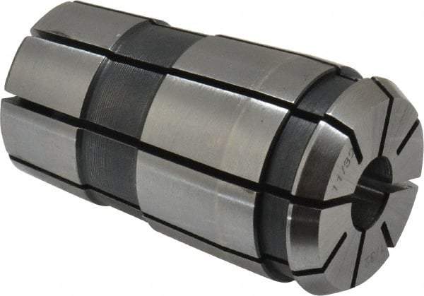 Parlec - TG/PG 75 11/32" Standard Single Angle Collet - 0.0005" TIR, 1.844" OAL, 1.062" Overall Diam - Exact Tool & Supply