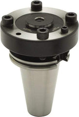 Parlec - 1/2-13 Threaded Mount, Boring Head Taper Shank - Threaded Mount Mount, 5 Inch Projection, 4.94 Inch Nose Diameter - Exact Tool & Supply