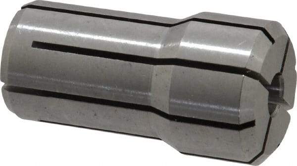 Parlec - 7/32 Inch, 13/64 to 7/32 Inch Collet Capacity, Series DA100 Double Angle Collet - 1-7/16 Inch Overall Length, 0.769 Inch Overall Diameter - Exact Tool & Supply