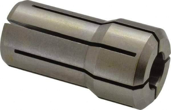 Parlec - 11/32 Inch, 21/64 to 11/32 Inch Collet Capacity, Series DA100 Double Angle Collet - 1-7/16 Inch Overall Length, 0.769 Inch Overall Diameter - Exact Tool & Supply