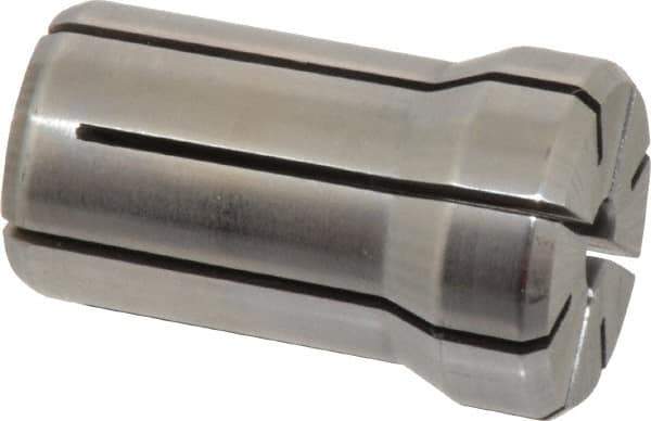 Parlec - 1/4 Inch, 15/64 to 1/4 Inch Collet Capacity, Series DA180 Double Angle Collet - 1.639 Inch Overall Length, 1.025 Inch Overall Diameter - Exact Tool & Supply