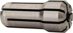 Parlec - 5/32 Inch, 9/64 to 5/32 Inch Collet Capacity, Series DA200 Double Angle Collet - 1-3/16 Inch Overall Length, 0.539 Inch Overall Diameter - Exact Tool & Supply