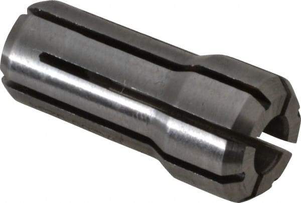 Parlec - 15/64 Inch, 0.2188 to 15/64 Inch Collet Capacity, Series DA200 Double Angle Collet - 1-3/16 Inch Overall Length, 0.539 Inch Overall Diameter - Exact Tool & Supply