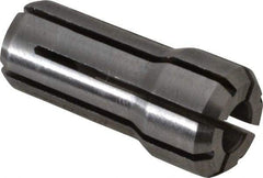 Parlec - 15/64 Inch, 0.2188 to 15/64 Inch Collet Capacity, Series DA200 Double Angle Collet - 1-3/16 Inch Overall Length, 0.539 Inch Overall Diameter - Exact Tool & Supply