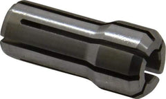 Parlec - 1/4 Inch, 15/64 to 1/4 Inch Collet Capacity, Series DA200 Double Angle Collet - 1-3/16 Inch Overall Length, 0.539 Inch Overall Diameter - Exact Tool & Supply