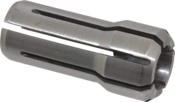 Parlec - 5/16 Inch, 19/64 to 5/16 Inch Collet Capacity, Series DA200 Double Angle Collet - 1-3/16 Inch Overall Length, 0.539 Inch Overall Diameter - Exact Tool & Supply