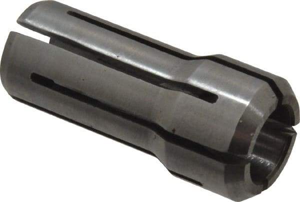 Parlec - 21/64 Inch, 5/16 to 21/64 Inch Collet Capacity, Series DA200 Double Angle Collet - 1-3/16 Inch Overall Length, 0.539 Inch Overall Diameter - Exact Tool & Supply