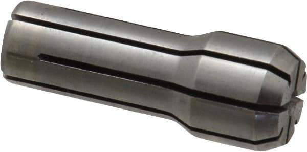 Parlec - 5/64 Inch, 1/16 to 5/64 Inch Collet Capacity, Series DA300 Double Angle Collet - 1 Inch Overall Length, 3/8 Inch Overall Diameter - Exact Tool & Supply