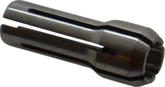 Parlec - 13/64 Inch, 3/16 to 13/64 Inch Collet Capacity, Series DA300 Double Angle Collet - 1 Inch Overall Length, 3/8 Inch Overall Diameter - Exact Tool & Supply