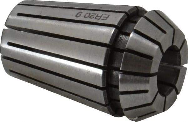 Parlec - 8 to 9mm ER20 Collet - 1.24" OAL, 0.827" Overall Diam - Exact Tool & Supply