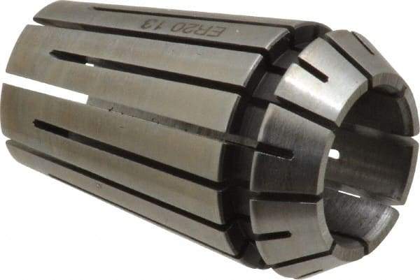Parlec - 12 to 13mm ER20 Collet - 1.24" OAL, 0.827" Overall Diam - Exact Tool & Supply