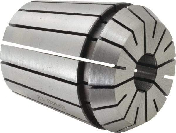 Parlec - 11 to 12mm ER40 Collet - 1.811" OAL, 1.614" Overall Diam - Exact Tool & Supply