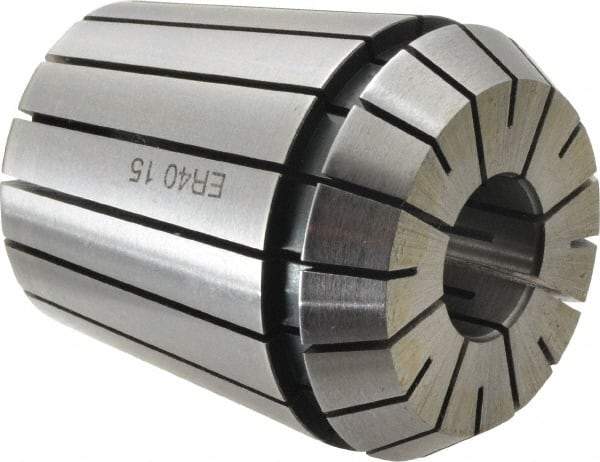 Parlec - 14 to 15mm ER40 Collet - 1.811" OAL, 1.614" Overall Diam - Exact Tool & Supply