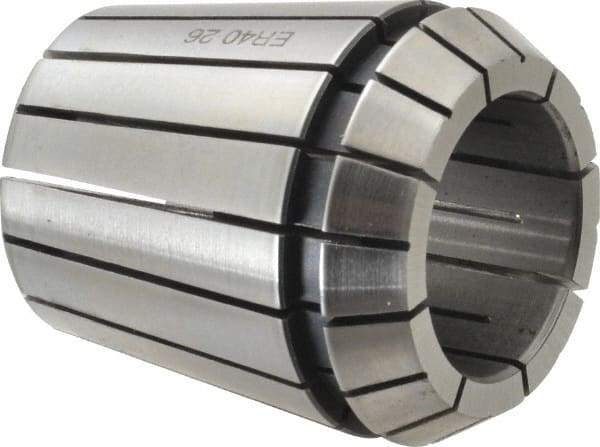 Parlec - 25 to 26mm ER40 Collet - 1.811" OAL, 1.614" Overall Diam - Exact Tool & Supply