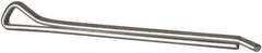 Made in USA - 5/32" Diam x 2-1/2" Long Hammerlock Cotter Pin - Grade 2, Zinc-Plated, Steel - Exact Tool & Supply