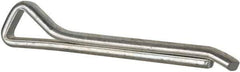 Made in USA - 1/4" Diam x 2" Long Hammerlock Cotter Pin - Grade 2, Zinc-Plated, Steel - Exact Tool & Supply