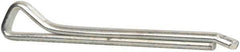 Made in USA - 1/4" Diam x 2-1/2" Long Hammerlock Cotter Pin - Grade 2, Zinc-Plated, Steel - Exact Tool & Supply